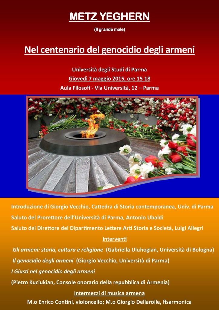 Convegni-Centenario genocidio armeni (Parma)-Locandina1