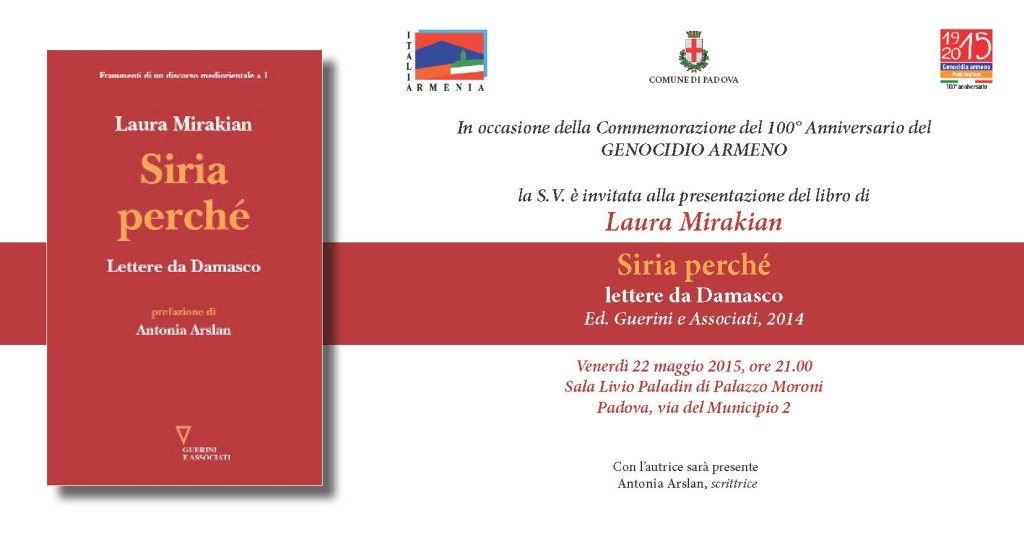 invito presentazione libro SIRIA PERCHE'